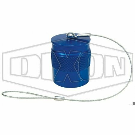 DIXON DQC VEP Dust Cap, 1-1/2 in Nominal, Aluminum, Domestic VEP12DC-A